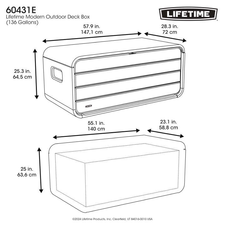 LIFETIME Kissen- und Auflagenbox